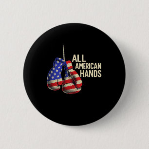 Badge Rond 5 Cm Gants de boxe All American Hands – F Patriotique U