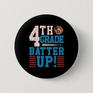 Badge Rond 5 Cm Garçon de 4e année Tter Up Ck pour la rentrée scol