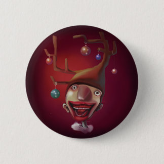Badge Rond 5 Cm Garçon de Noël