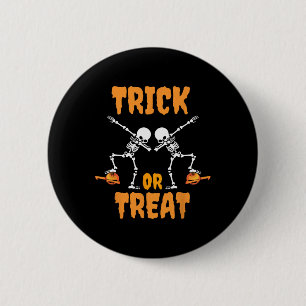 Badge Rond 5 Cm Garçons Filles Dabbing Citrouille Squelette Zombie
