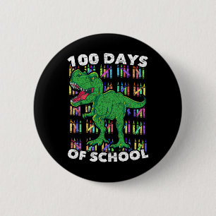 Badge Rond 5 Cm Garçons Filles Enfants Étudiant T Rex Dinosaure 10