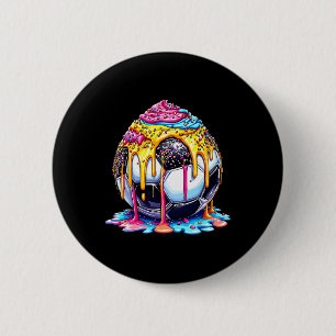 Badge Rond 5 Cm Garçons Filles Enfants Footbyll Crème Glacée Socce