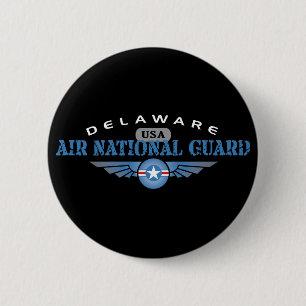 Badge Rond 5 Cm Garde nationale d'air du Delaware