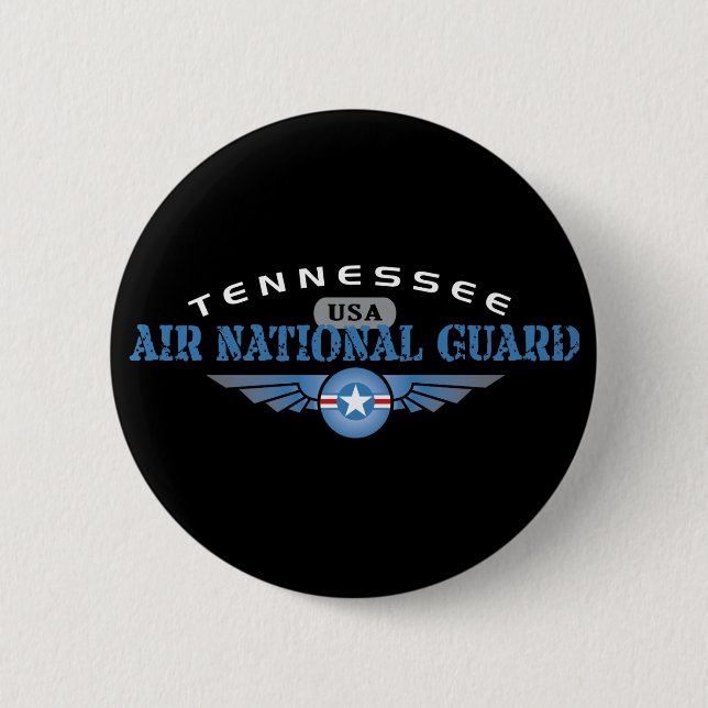 Badge Rond 5 Cm Garde nationale d'air du Tennessee (Devant)