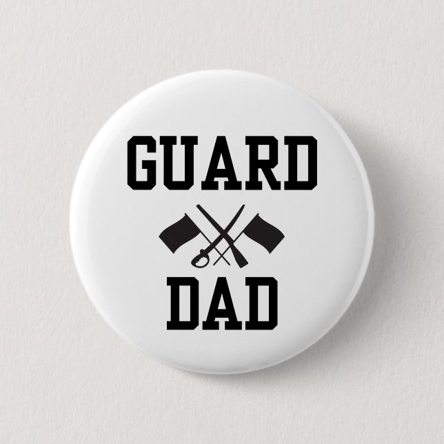 Badge Rond 5 Cm Garde papa (Devant)
