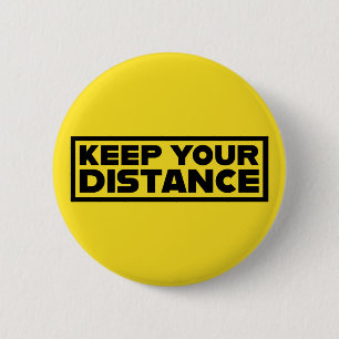 Badge Rond 5 Cm Garder votre distance