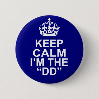 Badge Rond 5 Cm Gardez le calme que je suis La densité double (le