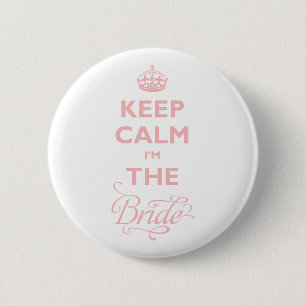 Badge Rond 5 Cm Gardez le calme que je suis l'étiquette drôle de