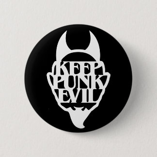 Badge Rond 5 Cm Gardez le mal punk