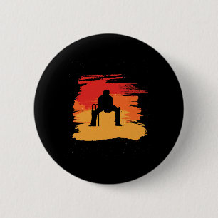 Badge Rond 5 Cm Gardien de guichet cool Joueur pour les sportifs d