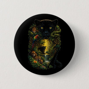 Badge Rond 5 Cm Gardiens de la nature sauvage