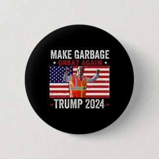 Badge Rond 5 Cm Garge pour Trump Faire à nouveau grande la Garge a
