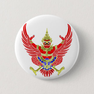 BADGE ROND 5 CM GARUDA THAÏLANDAIS - KROOTH - SANSKRIT