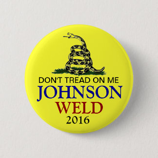 BADGE ROND 5 CM GARY JOHNSON 2016
