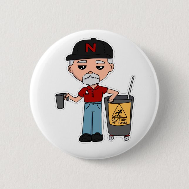 Badge Rond 5 Cm Gary Pin (Devant)