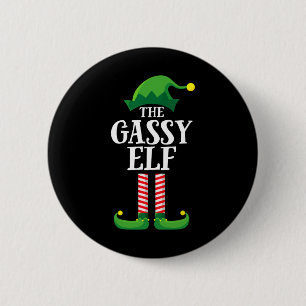 Badge Rond 5 Cm Gassy Elf Matching Family Group Christmas Party