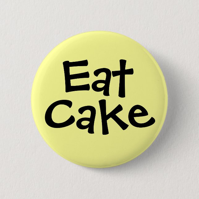 Badge Rond 5 Cm Gâteau (Devant)