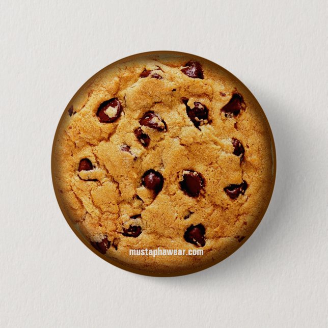 Badge Rond 5 Cm Gâteau aux pépites de chocolat (Devant)