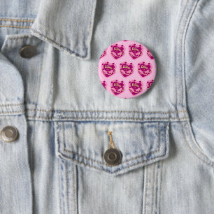 Badge Rond 5 Cm Gâteau d'anniversaire Cœur Coquette Balance Zodiaq