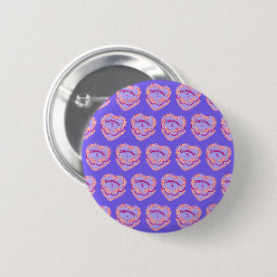 Badge Rond 5 Cm Gâteau d'anniversaire Cœur Coquette Capricorne
