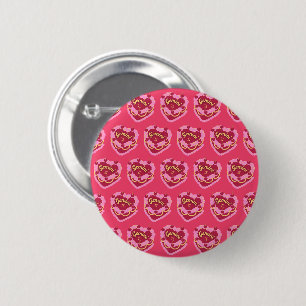 Badge Rond 5 Cm Gâteau d'anniversaire Cœur Coquette Zodiaque Gémea