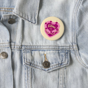 Badge Rond 5 Cm Gâteau d'anniversaire pastel du zodiaque de la Bal