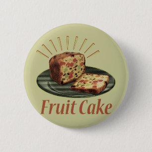 Badge Rond 5 Cm Gâteau de fruits Gâteau aux fruits