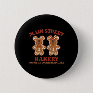 Badge Rond 5 Cm Gâteau pain d'épice de cookies Main Street Kery No