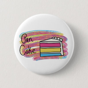 Badge Rond 5 Cm Gâteau PAN