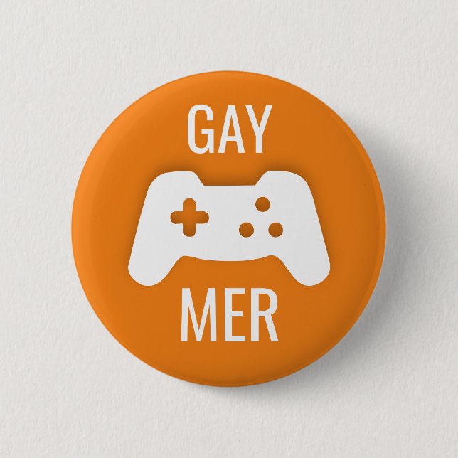 Badge Rond 5 Cm Gay Mer (Devant)