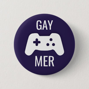 Badge Rond 5 Cm Gay Mer
