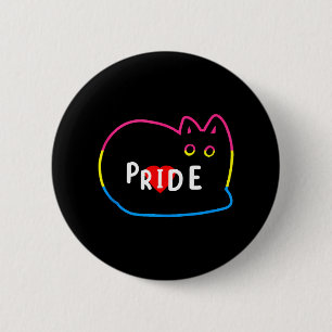 Badge Rond 5 Cm Gay pride transexuel Rainbow Cat Kitten Lover LGBT