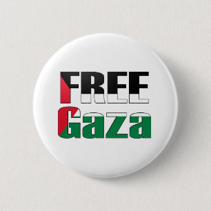 Badge Rond 5 Cm Gaza libre