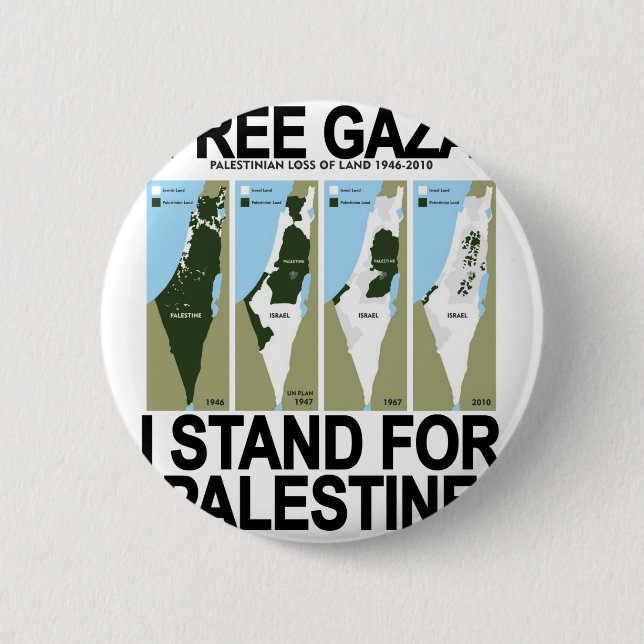Badge Rond 5 Cm GAZA PALESTINE GRATUITE.png (Devant)