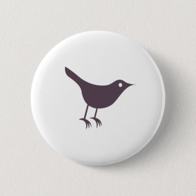 Badge Rond 5 Cm Gazouillement (Devant)