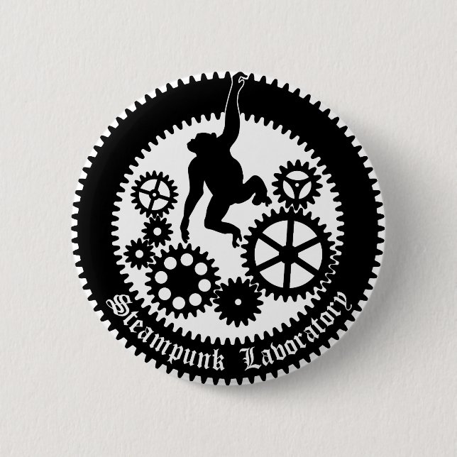 Badge Rond 5 Cm gear monkey 2 (Devant)