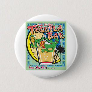 Badge Rond 5 Cm Gecko Charlies Margarita Bar