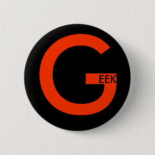 BADGE ROND 5 CM GEEK