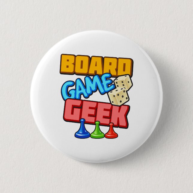 Badge Rond 5 Cm Geek de jeu de carte (Devant)