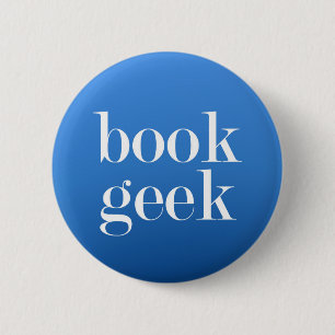 Badge Rond 5 Cm Geek de livre - lecteur d'amoureux des