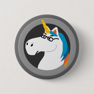 Badge Rond 5 Cm Geekicorn