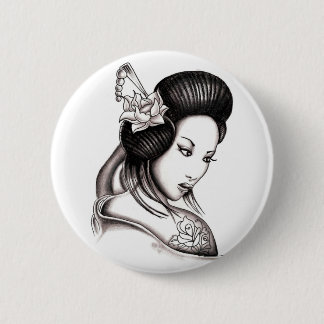 Badge Rond 5 Cm geisha