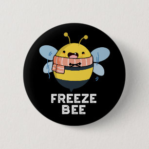 Badge Rond 5 Cm Geler Bee Funny Insect Boulon Boulon Biset Biset B
