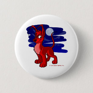 Badge Rond 5 Cm Gelert rouge fier par clair de lune