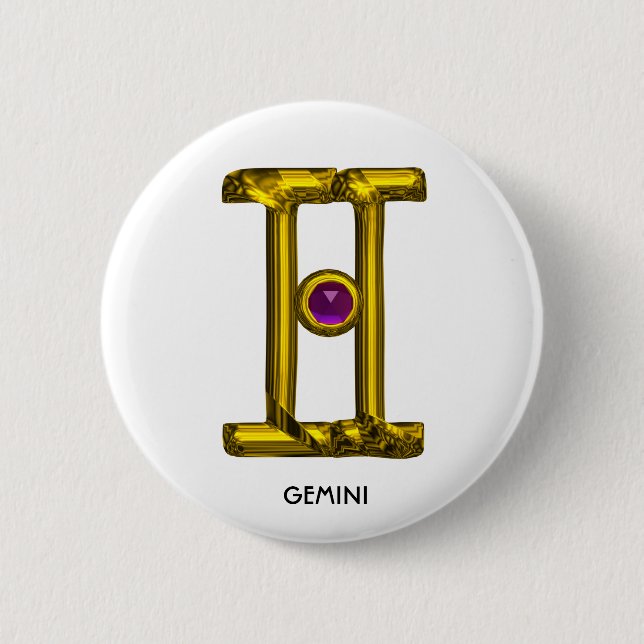 BADGE ROND 5 CM GEMINI (Devant)