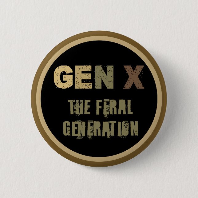 Badge Rond 5 Cm Génération X : Génération Feral (Devant)