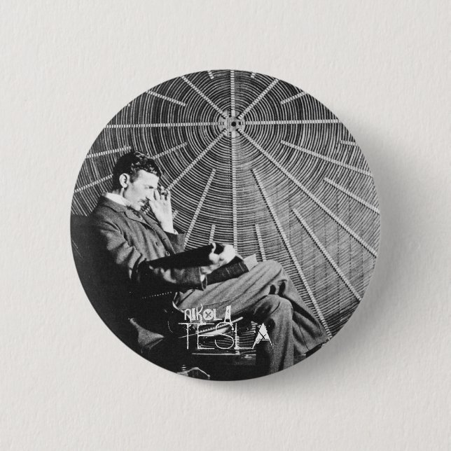 Badge Rond 5 Cm Génie au travail (Devant)