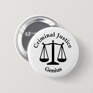 Badge Rond 5 Cm Génie de justice pénale