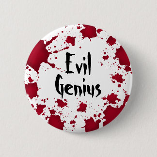 Badge Rond 5 Cm Génie diabolique d'Halloween