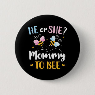 Badge Rond 5 Cm Genre révéler sa maman ou elle jumelle bébé f